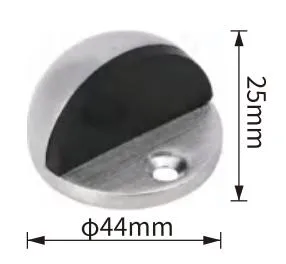 Butée de porte de précision en aluminium/acier inoxydable
