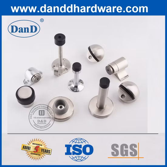 Types de butoir de porte magnétique de protecteur de mur moderne butées de porte noires