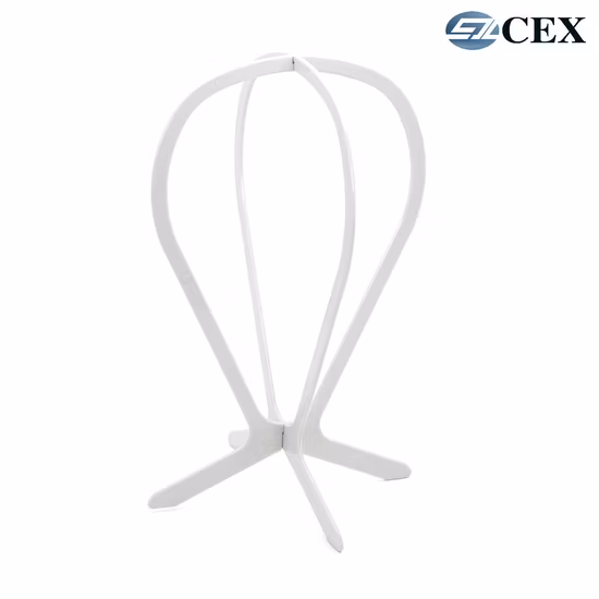 Support d'affichage de perruque pliant en plastique de moulage par injection OEM de prix bon marché personnalisé